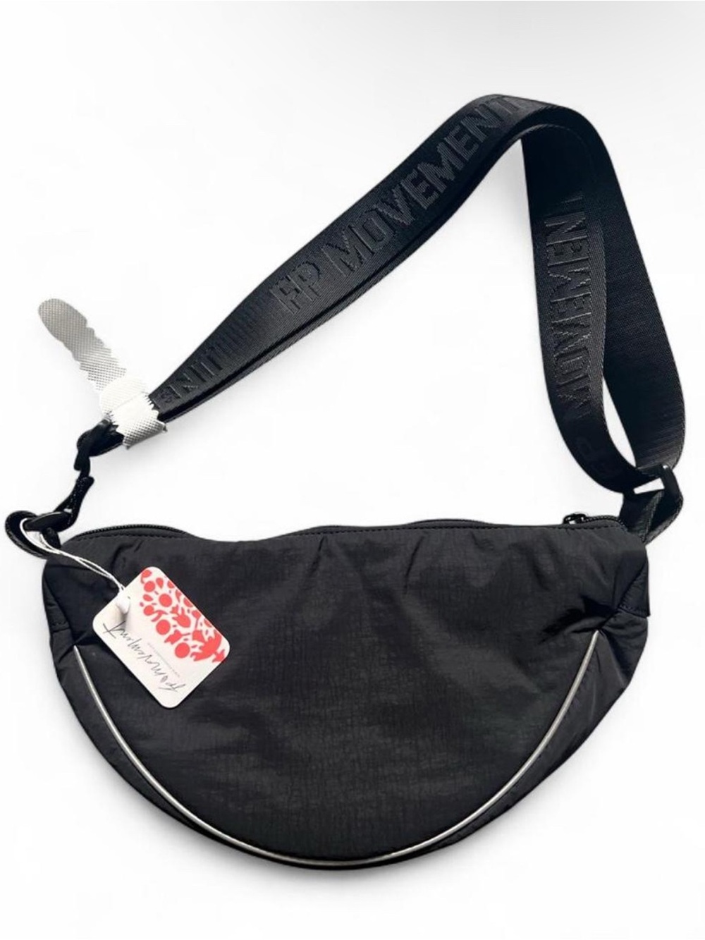 FP MOVEMENT Black Crescent Crossbody Bag